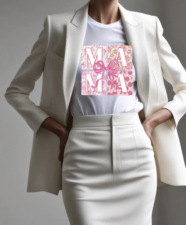 MOTHER, MOM, MOMMY, MAMA  Design on the item of your choice!  Lasting gift for any mother.  69-225 MaMa in pink flowers and bows